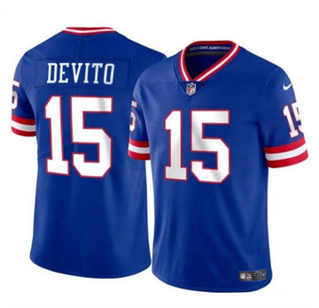 Tommy DeVito New York Giants royal Limited jersey