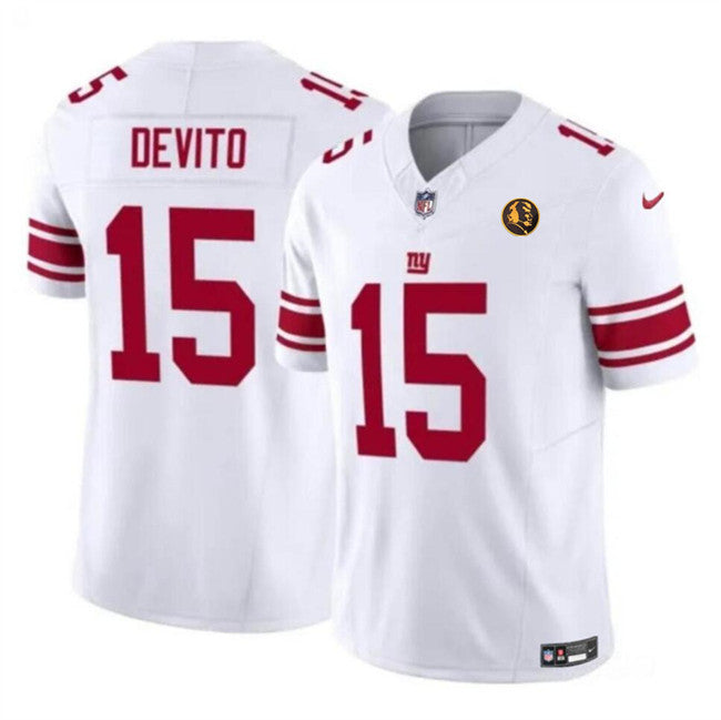 Tommy DeVito New York Giants white Vapor jersey