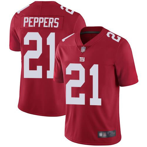 Jabrill Peppers New York Giants red Vapor jersey