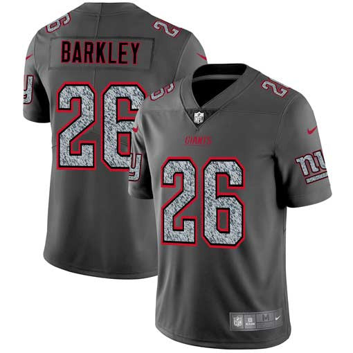 Saquon Barkley New York Giants gray Fashion Static jersey