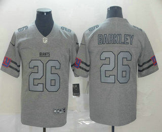 Saquon Barkley New York Giants gray Vapor jersey