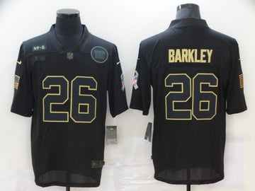 Saquon Barkley New York Giants black Salute To Service jersey