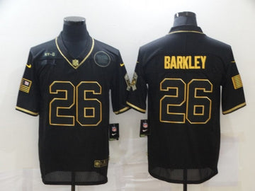 Saquon Barkley New York Giants black Salute To Service jersey