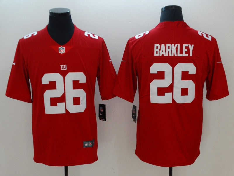 Saquon Barkley New York Giants red Vapor jersey