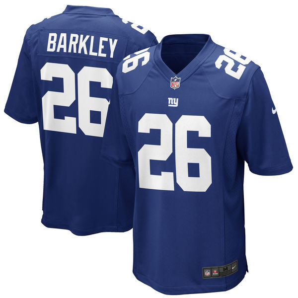 Saquon Barkley New York Giants royal Vapor jersey