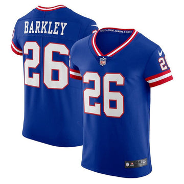 Saquon Barkley New York Giants royal Vapor jersey