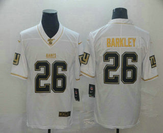 Saquon Barkley New York Giants white jersey