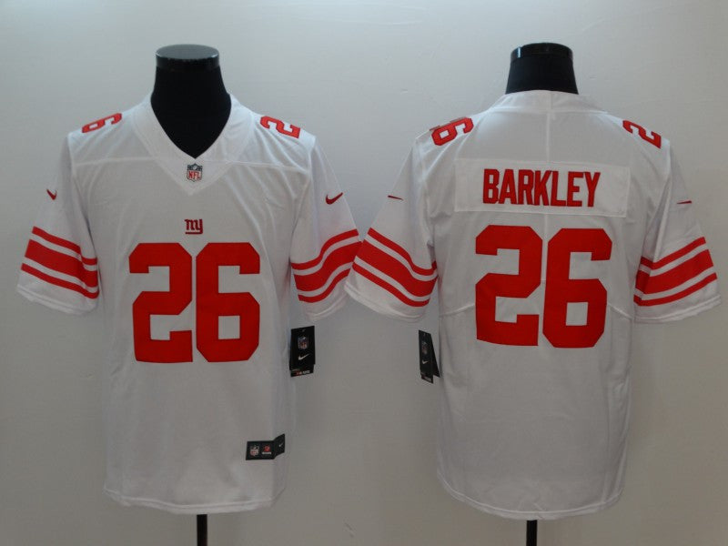 Saquon Barkley New York Giants white Vapor jersey