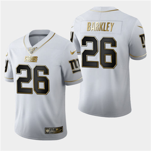 Saquon Barkley New York Giants white Limited jersey