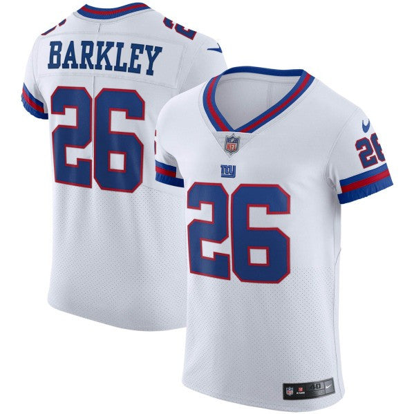 Saquon Barkley New York Giants white Vapor jersey