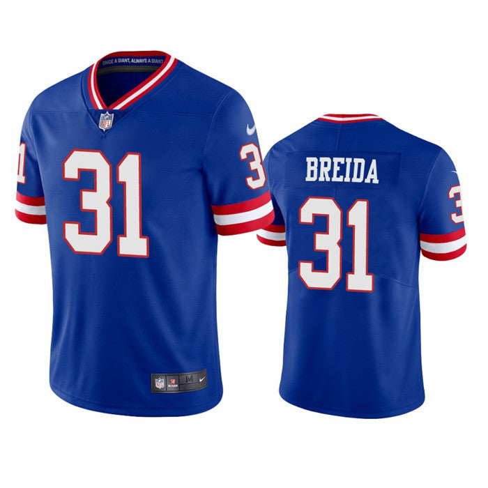 Matt Breida New York Giants royal Vapor jersey