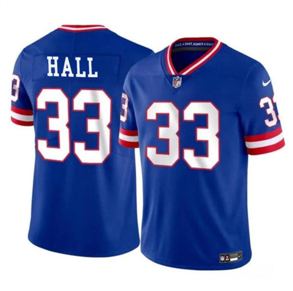 Hassan Hall New York Giants royal Limited jersey