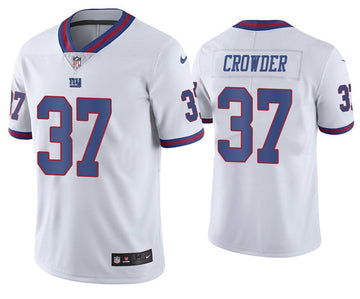 Tae Crowder New York Giants white Color Rush jersey
