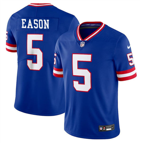 Jacob Eason New York Giants royal Limited jersey