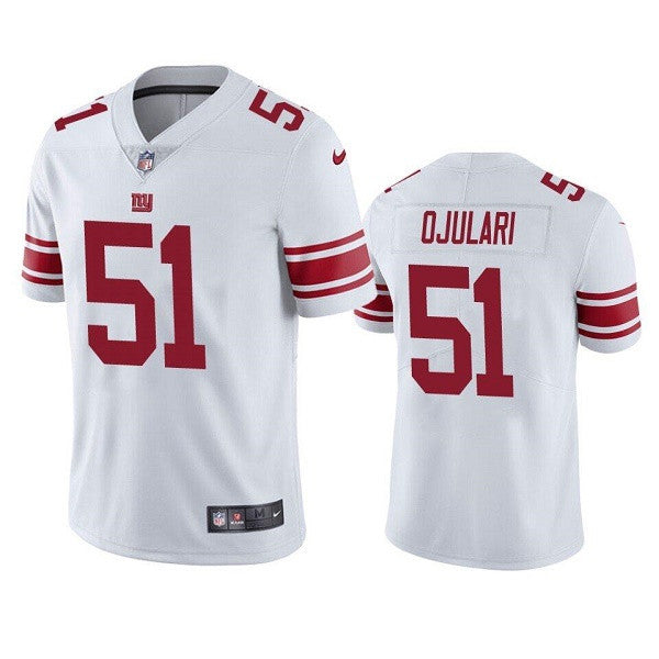 Azeez Ojulari New York Giants white Vapor jersey