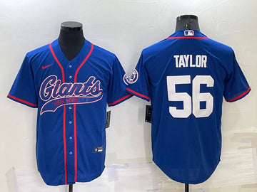 Lawrence Taylor New York Giants blue jersey