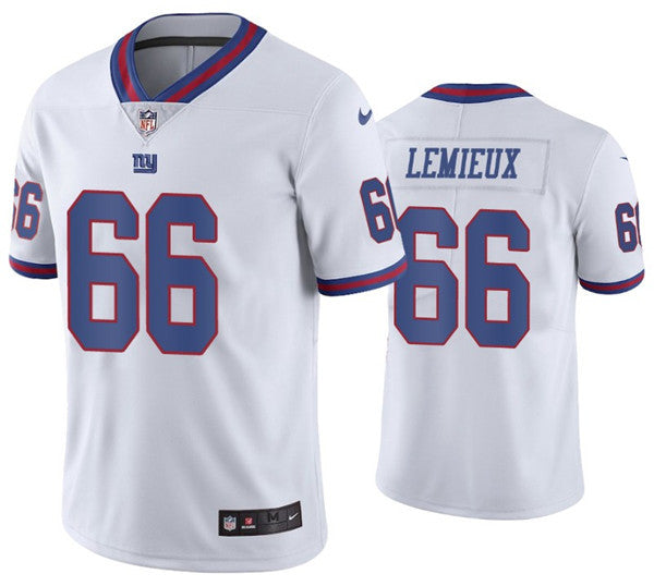 Shane Lemieux New York Giants white Color Rush jersey
