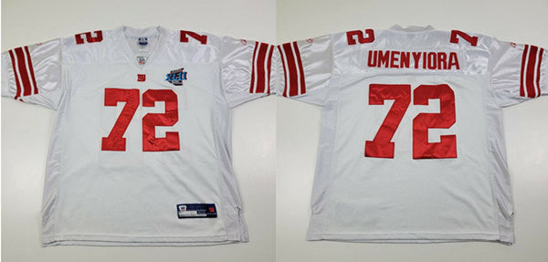 Osi Umenyiora New York Giants white jersey
