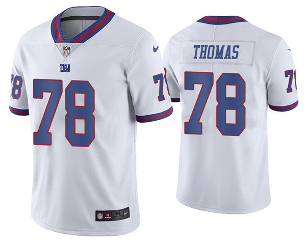 Andrew Thomas New York Giants white Color Rush jersey