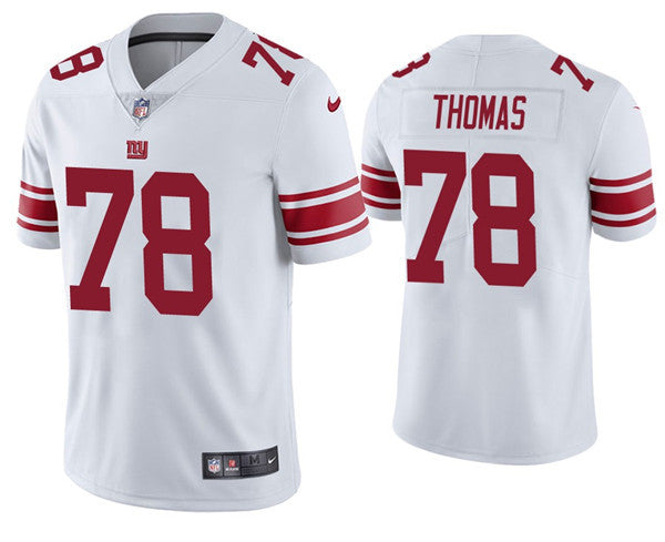 Andrew Thomas New York Giants white Vapor jersey