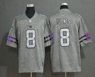 Daniel Jones New York Giants gray Vapor jersey