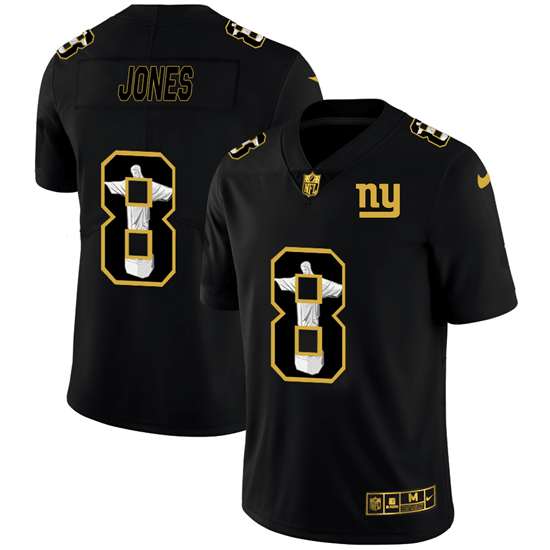 Daniel Jones New York Giants black Limited jersey