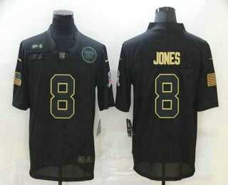 Daniel Jones New York Giants black Salute To Service jersey
