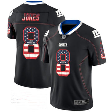Daniel Jones New York Giants black Color Rush jersey