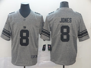 Daniel Jones New York Giants grey Limited jersey