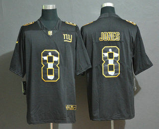 Daniel Jones Jesus Faith New York Giants black Vapor jersey