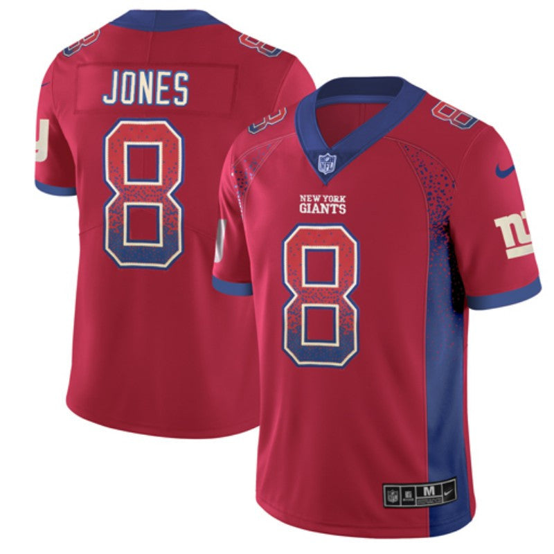 Daniel Jones New York Giants red Color Rush jersey