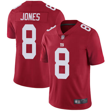 Daniel Jones New York Giants red Vapor jersey