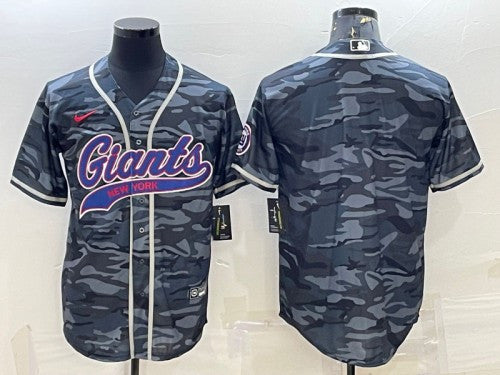 Blank Gray New York Giants camo Camo jersey