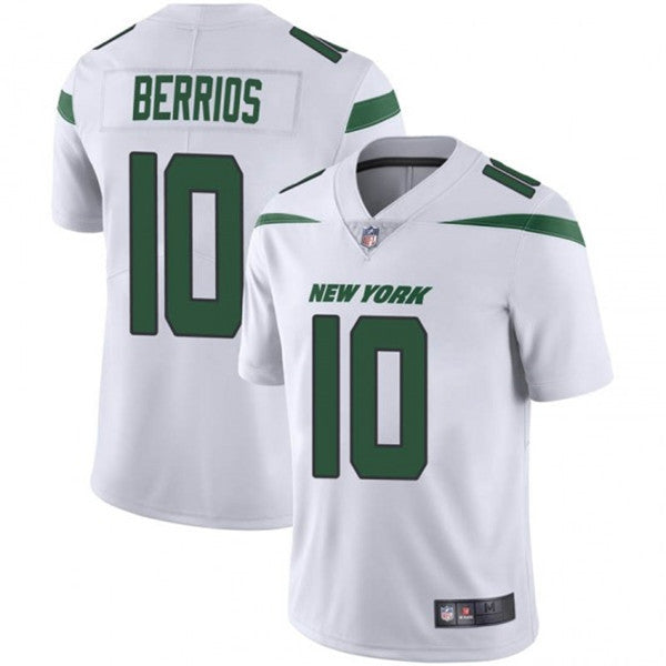 Braxton Berrios New York Jets white Vapor jersey