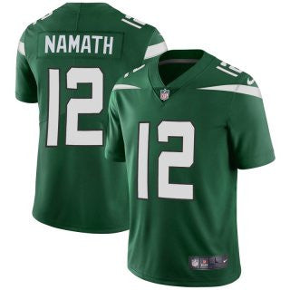 Joe Namath New York Jets green Vapor jersey