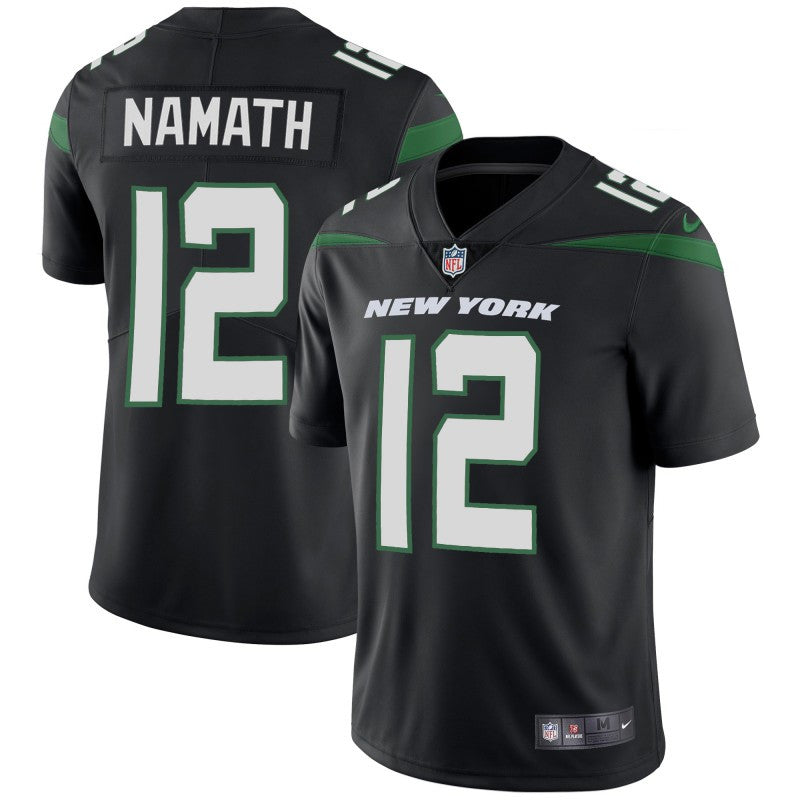 Joe Namath New York Jets black Vapor jersey