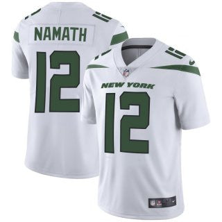 Joe Namath New York Jets white Vapor jersey