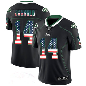Sam Darnold New York Jets black Color Rush jersey