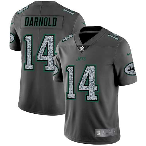 Sam Darnold New York Jets gray Fashion Static jersey