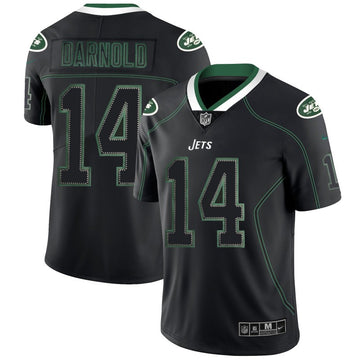 Sam Darnold New York Jets black Color Rush jersey