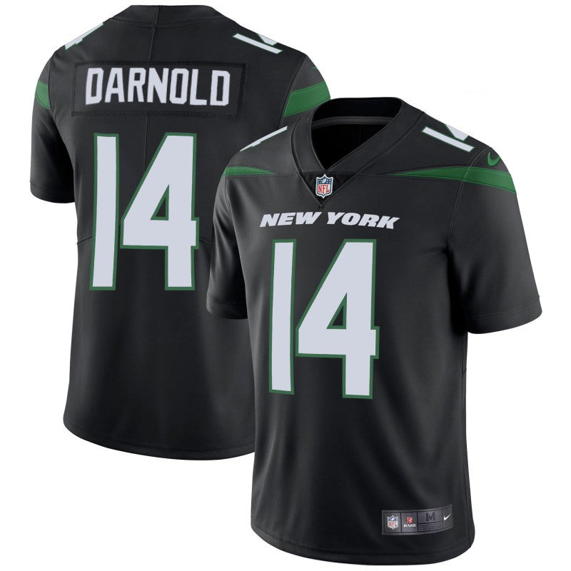 Sam Darnold New York Jets black Vapor jersey