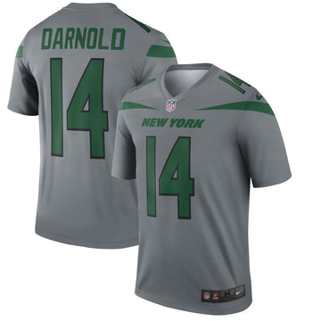 Sam Darnold New York Jets gray Inverted Legend jersey