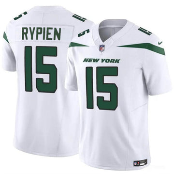 Brett Rypien New York Jets white Vapor jersey