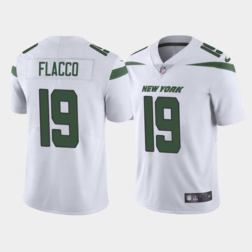 Joe Flacco New York Jets white Vapor jersey