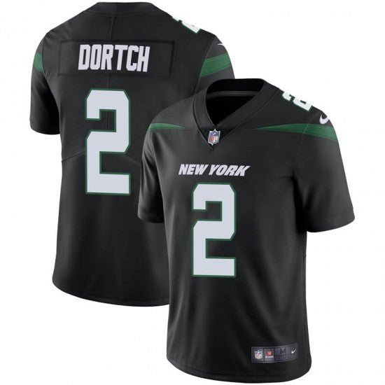 Greg Dortch New York Jets black Vapor jersey