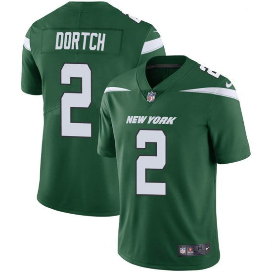 Greg Dortch New York Jets green Vapor jersey