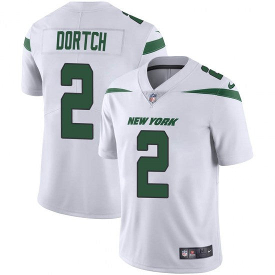 Greg Dortch New York Jets white Vapor jersey