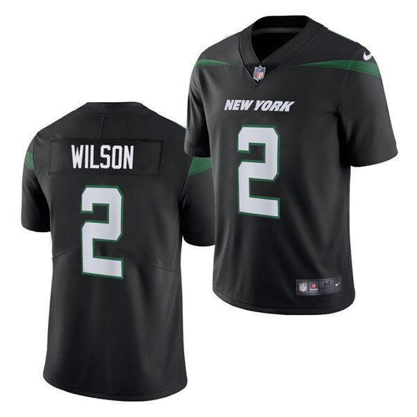 Zach Wilson New York Jets black Vapor jersey