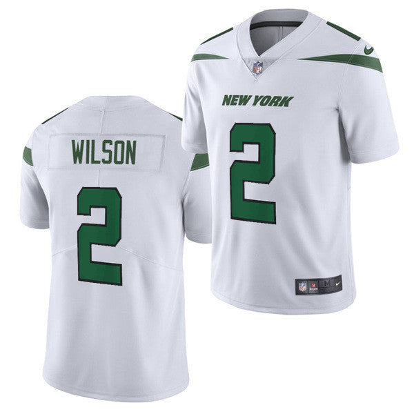 Zach Wilson New York Jets white Vapor jersey