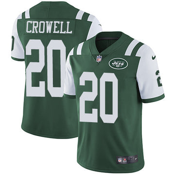 Isaiah Crowe New York Jets green Vapor jersey